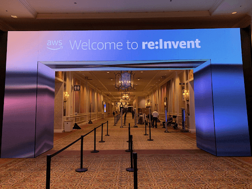 Venetian - Welcome to re:Invent gate